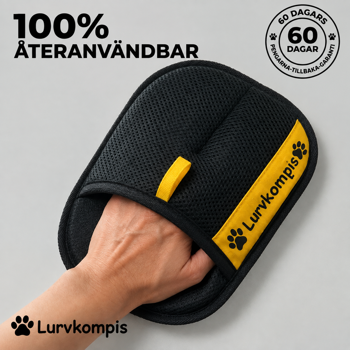 Pälsborttagningshandsken